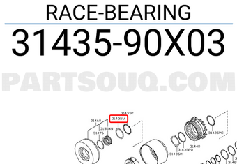 Nissan 3143590X03 RACE-BEARING