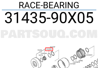 Nissan 3143590X05 RACE-BEARING