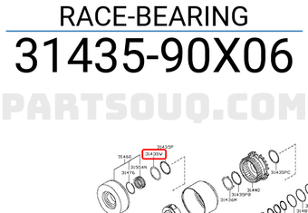 Nissan 3143590X06 RACE-BEARING