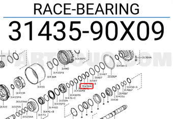 Nissan 3143590X09 RACE-BEARING
