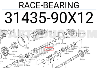Nissan 3143590X12 RACE-BEARING