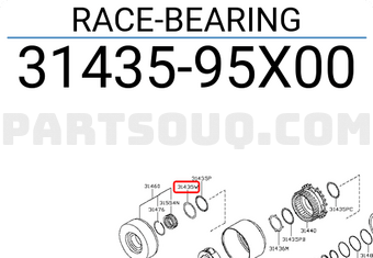 Nissan 3143595X00 RACE-BEARING