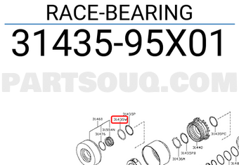 Nissan 3143595X01 RACE-BEARING
