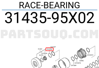 Nissan 3143595X02 RACE-BEARING