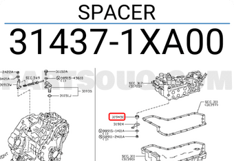 Nissan 314371XA00 SPACER