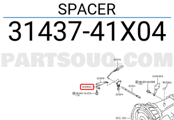 Nissan 3143741X04 SPACER