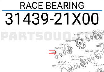 Nissan 3143921X00 RACE-BEARING