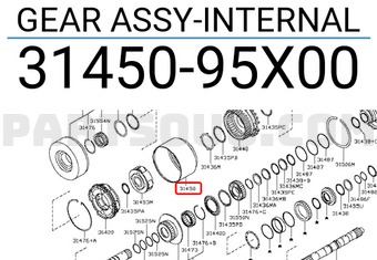Nissan 3145095X00 GEAR ASSY-INTERNAL
