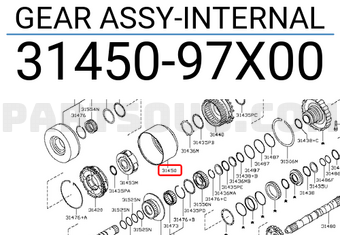 Nissan 3145097X00 GEAR ASSY-INTERNAL