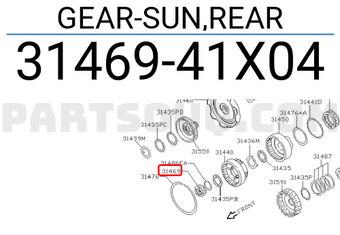 Nissan 3146941X04 GEAR-SUN,REAR