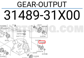Nissan 3148931X00 GEAR-OUTPUT