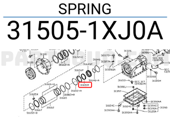 Nissan 315051XJ0A SPRING