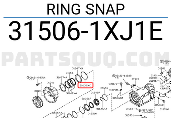 Nissan 315061XJ1E RING SNAP