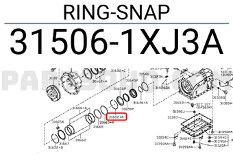 Nissan 315061XJ3A RING-SNAP