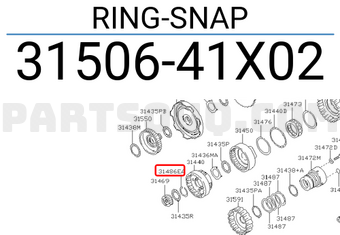 Nissan 3150641X02 RING-SNAP