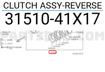 Nissan 3151041X17 CLUTCH ASSY-REVERSE