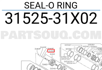 Nissan 3152531X02 SEAL-O RING
