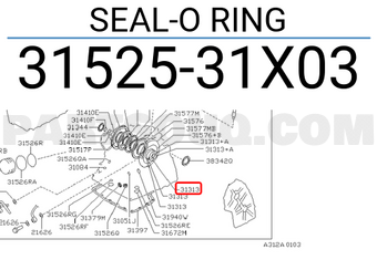 Nissan 3152531X03 SEAL-O RING
