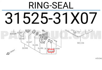 Nissan 3152531X07 RING-SEAL