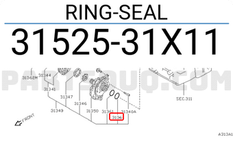 Nissan 3152531X11 RING-SEAL