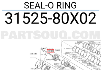 Nissan 3152580X02 SEAL-O RING