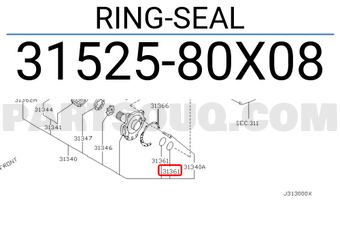 Nissan 3152580X08 RING-SEAL