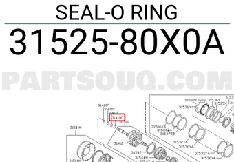 Nissan 3152580X0A SEAL-O RING
