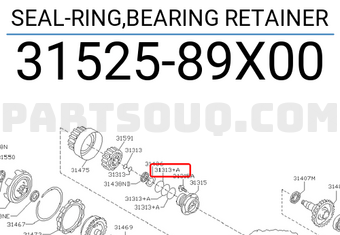 Nissan 3152589X00 SEAL-RING,BEARING RETAINER