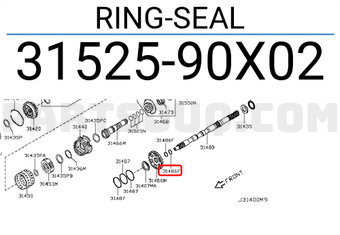 Nissan 3152590X02 RING-SEAL