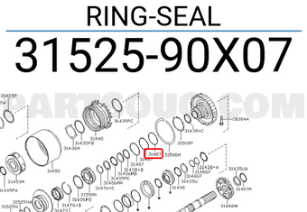 Nissan 3152590X07 RING-SEAL