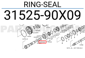 Nissan 3152590X09 RING-SEAL
