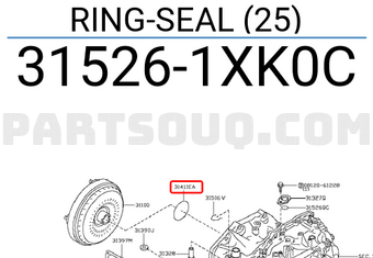 Nissan 315261XK0C RING-SEAL (25)
