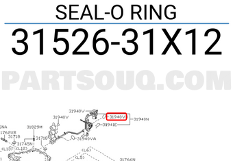 Nissan 3152631X12 SEAL-O RING