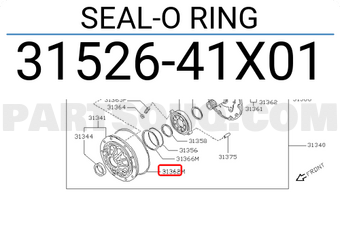 Nissan 3152641X01 SEAL-O RING