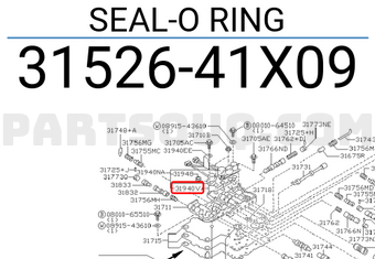 Nissan 3152641X09 SEAL-O RING