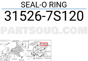 Nissan 315267S120 SEAL-O RING