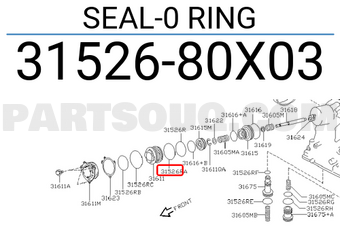 Nissan 3152680X03 SEAL-0 RING