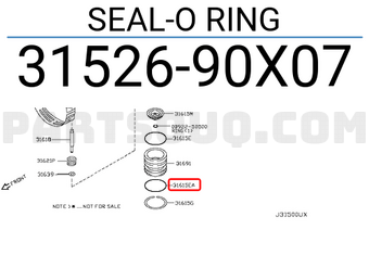 Nissan 3152690X07 SEAL-O RING