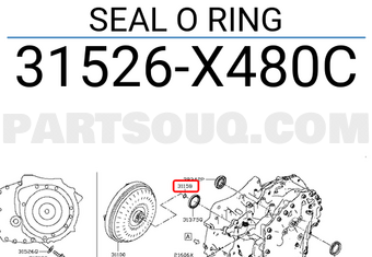 Nissan 31526X480C SEAL O RING