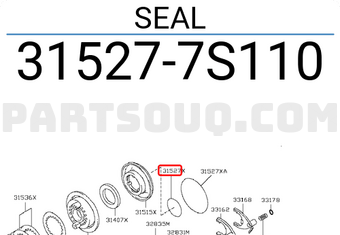 Nissan 315277S110 SEAL