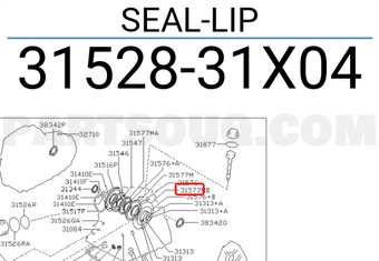 Nissan 3152831X04 SEAL-LIP