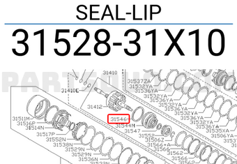 Nissan 3152831X10 SEAL-LIP