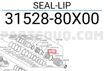Nissan 3152880X00 SEAL-LIP
