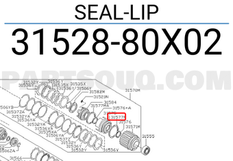 Nissan 3152880X02 SEAL-LIP
