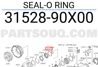 Nissan 3152890X00 SEAL-O RING