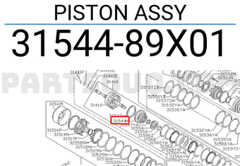 Nissan 3154489X01 PISTON ASSY
