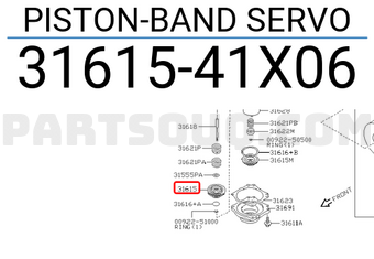 Nissan 3161541X06 PISTON-BAND SERVO