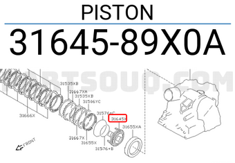 Nissan 3164589X0A PISTON
