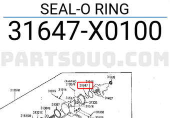 Nissan 31647X0100 SEAL-O RING
