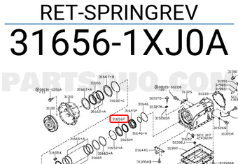 Nissan 316561XJ0A RET-SPRINGREV